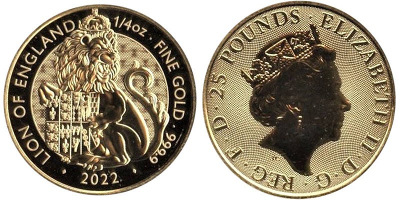 Tudor Beasts Münzen
