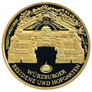 100 Euro - 2010 Würzburg - A - in der Schatulle mit Zertifikat