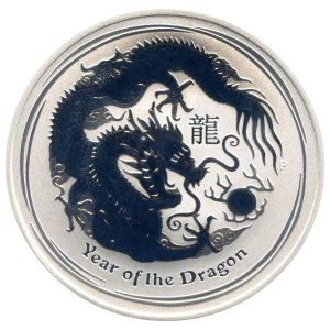1 Kilo Lunar II Silber - 2012 Drache