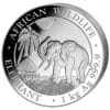 1 Kilo Somalia Elefant Silber - 2017