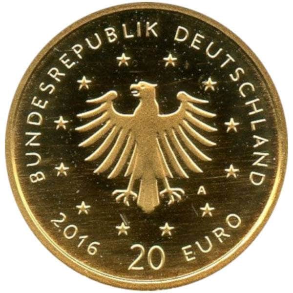 190414010306_543439465 20 Euro 2016 Heimische Vögel - Nachtigall Gold - A - inkl. Sammelbox und Zertifikat