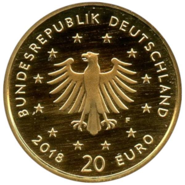 20 Euro 2018 Heimische Vögel - Uhu - F