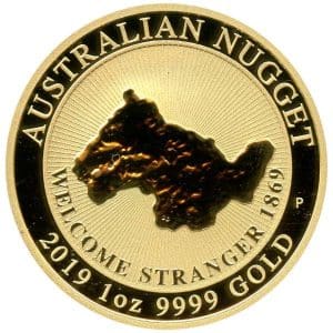 1 oz Gold Australian Nugget - 2019
