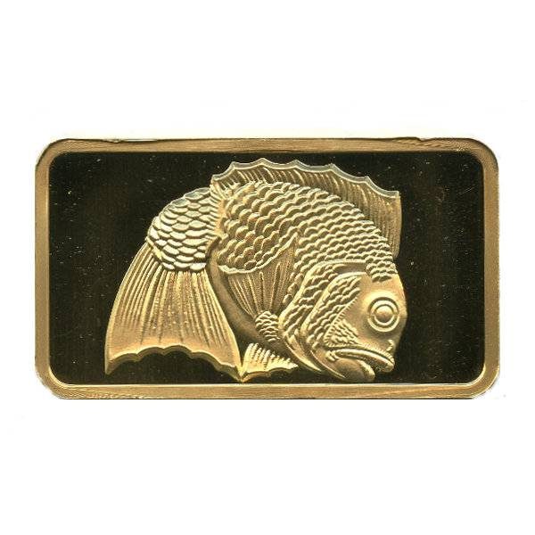 1 oz MünzManufaktur Motivbarren Meerbrasse - LBMA zertifiziert