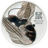 5 oz Lunar III Silber - Maus 2020