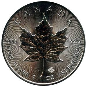 1 oz Maple Leaf Silber - 2020