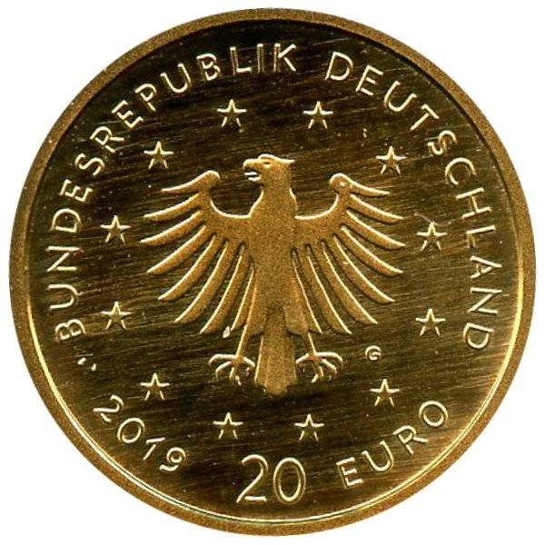20 Euro 2019 Heimische Vögel - Wanderfalke - G