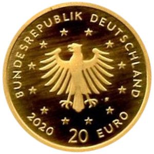 20 Euro 2020 Heimische Vögel - Weißstorch - F