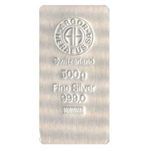 500 g Silberbarren - Diverse