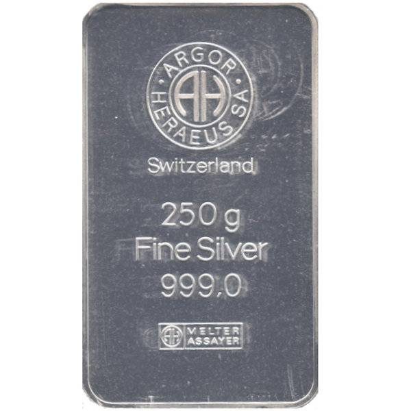 250 g Silberbarren - Diverse