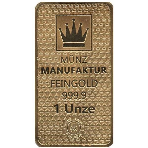 1 oz MünzManufaktur Motivbarren Meerbrasse - LBMA zertifiziert