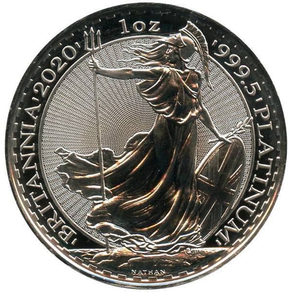 1 oz Britannia Platin - verscheidene Jahrgänge