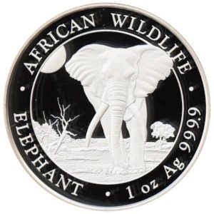 1 oz Somalia Elefant Silber - 2025 - 19% MwST