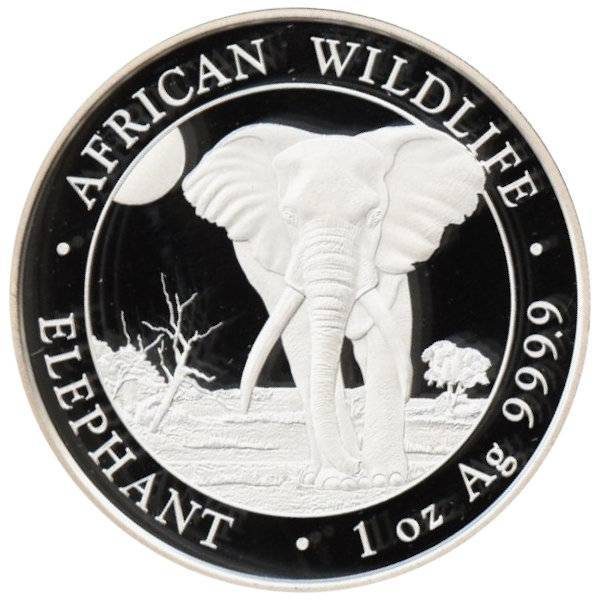 1 oz Somalia Elefant Silber - 2025 - 19% MwST