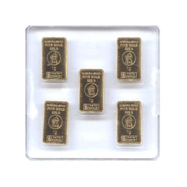 5 x 1 g Unity Bar Box - Heimerle + Meule