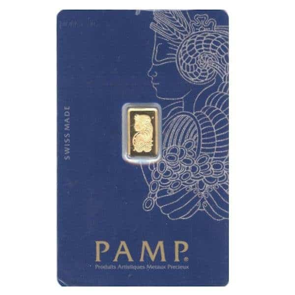 1 g Goldbarren - Pamp