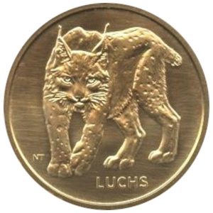 20 Euro Rückkehr der Wildtiere - Luchs 2025 - A