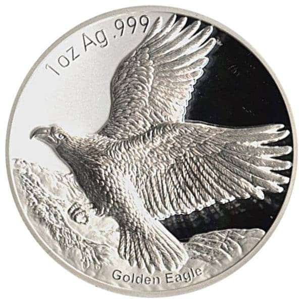 1 oz Silber Samoa - Golden Eagle - 2025 - 19% MwSt.