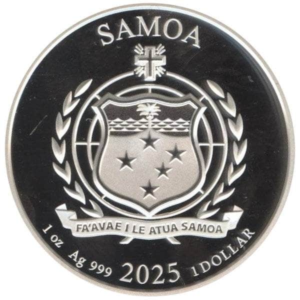 1 oz Silber Samoa - Golden Eagle - 2025 - 19% MwSt.