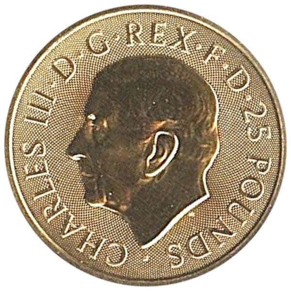 1/4 oz Gold Tudor Beasts Greyhound 2025