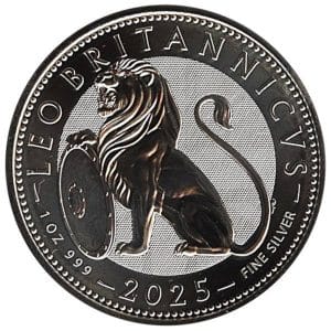 1 oz Silber British Lion 2025 - 19% MwSt.