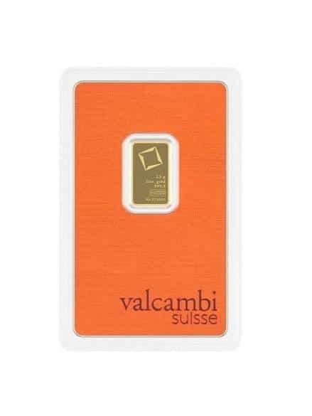 2,5 g Goldbarren - Valcambi