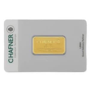 1/4 oz Goldbarren - C.HAFNER
