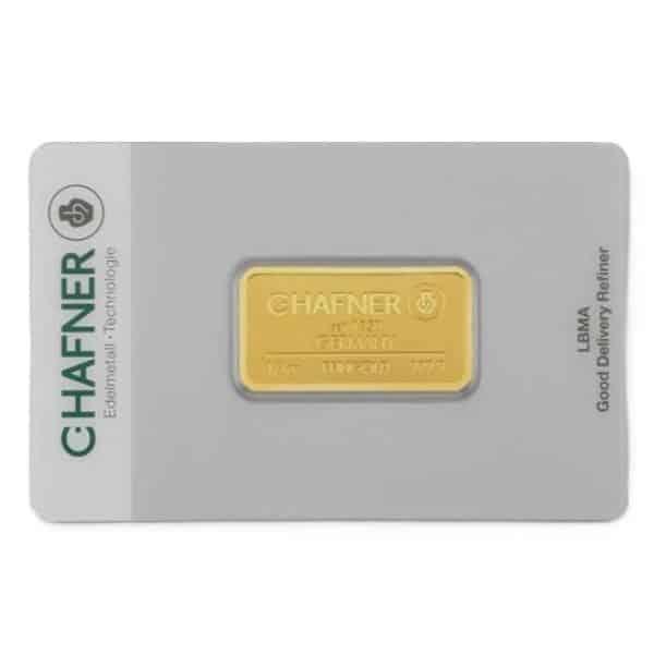 1/4 oz Goldbarren - C.HAFNER