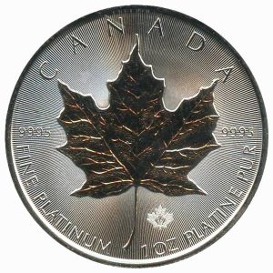 1 oz Platin Maple Leaf Münze - diverse - 19% MwSt.