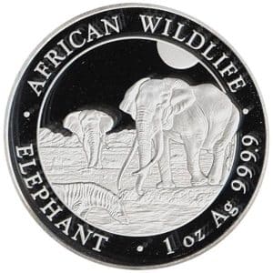 1 oz Somalia Elefant Silber - 2026 - 19% MwST
