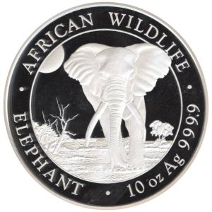 10 oz Somalia Elefant Silber - 2025 - 19% MwST
