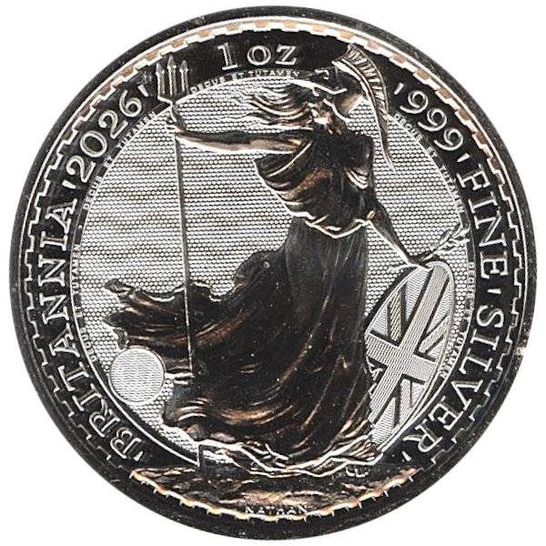 1 oz Silber Britannia - 2026 - 19 % MwST
