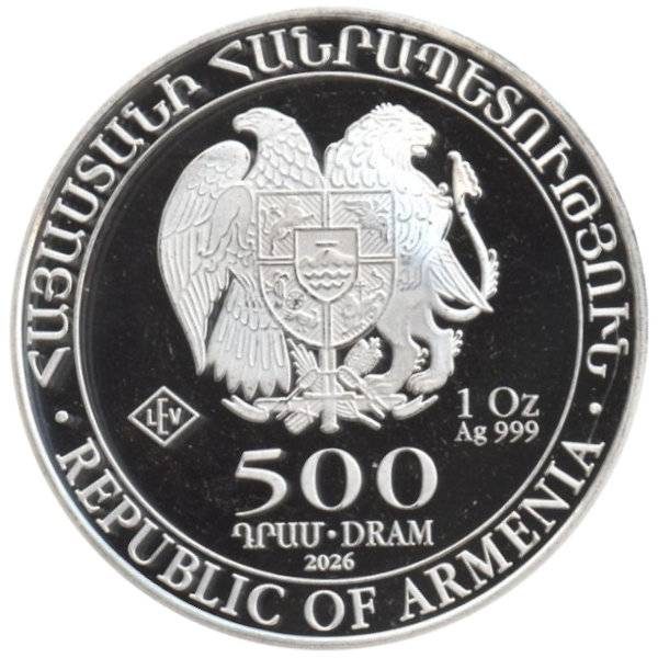 1 oz Arche Noah Silber - 2026 - 19% MwSt.
