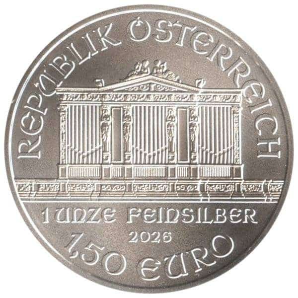 1 oz Philharmoniker Silber - 2026 - 19% MwST
