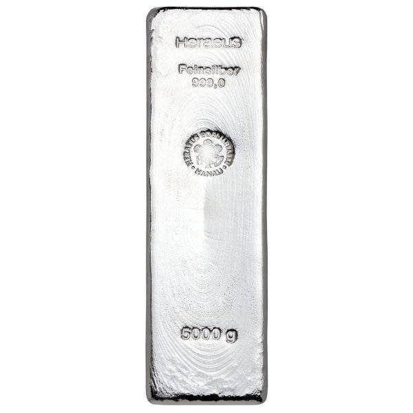 5 Kilo Silberbarren - Diverse