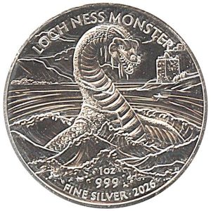 1 oz Silber Legendary Creatures - Loch Ness Monster 2026 - 19% MwSt.