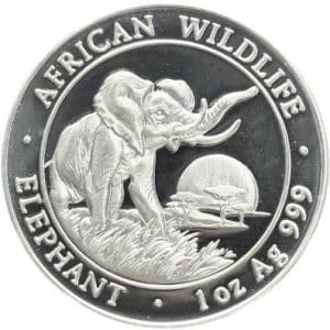 1 oz Somalia Elefant Silber – 2009