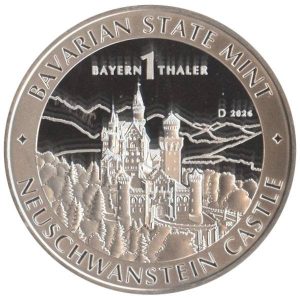1 oz Silber Bayern Thaler - Schloss Neuschwanstein 2026 - 19% MwSt