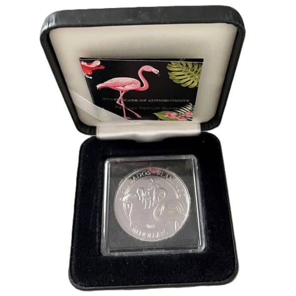 1 oz Platin Barbados Flamingo 2022