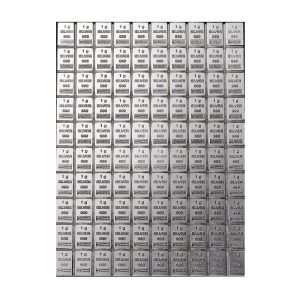 100 g Tafelbarren Silber Valcambi - D