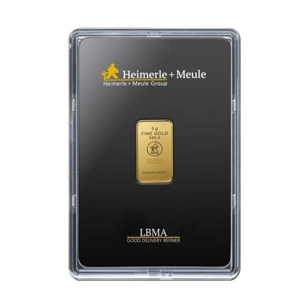 260528123210_214814992 5 g Goldbarren Heimerle - Meule geprägt