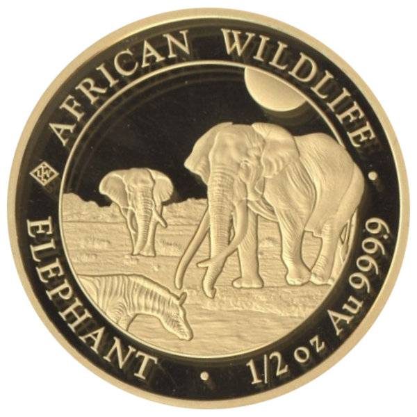 1/2 oz Somalia Elefant Gold - 2026