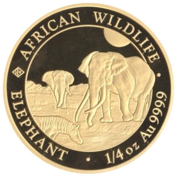 1/4 oz Somalia Elefant Gold - 2026