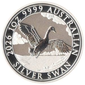 1 oz Silber Australien Schwan 2026 -19% MwSt.
