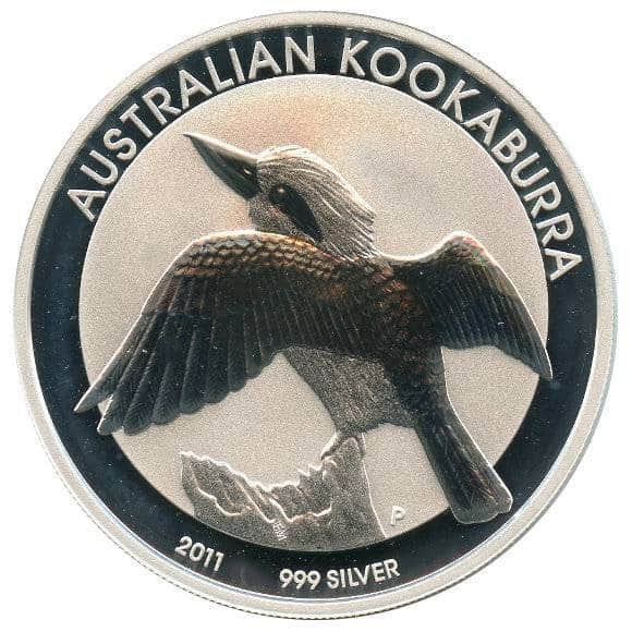 10 oz Silber Kookaburra - 2011 - 19% MwSt.