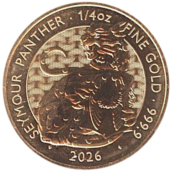 1/4 oz Gold Tudor Beasts Seymour Panther 2026