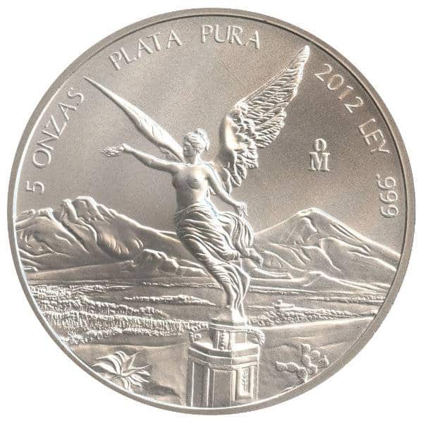 5 oz Libertad Silber – 2012